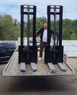 Тест-драйв складской техники на нашем складе в Мурино